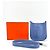 Hermès Borsa Hermes Evelyne Gen III Clemence TPM Blu - vista 7