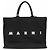 Marni Shopper-Bag aus schwarzer Baumwolle