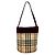 Bolso Burberry Nova Check Beige Burdeos - vista 2