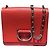 Borsa a tracolla Burberry in pelle rossa Rosso