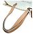 Borsa Tote Jimmy Choo in tela e pelle marrone - vista 6