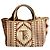Borsa a mano Tod's beige in pelle e tela - vista 2