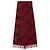 Gucci GG Jacquard Block Check Wollstrick-Schal Schwarz Rot