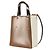 Bolso Tote Marni Mini Museo Castaño Negro Gris