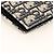 Tarjetero Christian Dior Dior Oblique de lona jacquard Beige Azul marino - vista 6