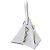 Borsa/Clutch Gucci Metallic Silver Argento Metallico - vista 4