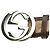 Cintura Gucci GG Canvas Interlocking G Marrone - vista 4