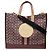 COACH Dempsey Jacquard Multi-Wine Tote Bag Rot Bordeaux