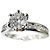 Autre Marque Tiffany & Co. Platin-Diamant-Bandring - Ansicht 4