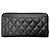 Timeless Portafoglio lungo con zip Chanel Matelassé Classic Nero - vista 2