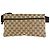Borsello da vita Gucci GG Canvas Beige Marrone scuro - vista 2
