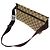 Borsello da vita Gucci GG Canvas Beige Marrone scuro - vista 3