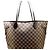 Borsa Tote Louis Vuitton Damier Neverfull MM Marrone