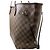 Borsa Tote Louis Vuitton Damier Neverfull MM Marrone - vista 3