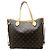 Louis Vuitton Monogram Neverfull MM Tote Bag Braun