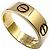 Anello Cartier Love in oro giallo D'oro