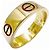 Anello Cartier Love in oro giallo D'oro - vista 2