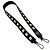 Loewe Anagram Design Leather Bag Strap Black White - view 2