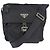 Bolso de hombro Prada de nailon negro