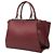Borsa a mano e a tracolla Fendi Trois Jours Rosso - vista 2