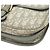 Borsa a tracolla con patta Christian Dior Dior Oblique Bobby Marrone D'oro - vista 4