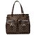 Borsa Tote Louis Vuitton Damier Uzès Marrone