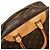 Borsa Louis Vuitton Monogram Deauville Marrone - vista 10