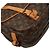 Borsa a tracolla Louis Vuitton Monogram Saumur 35 Marrone - vista 7