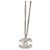 Collana con ciondolo a catena Chanel Coco Mark Argento - vista 3
