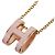 Hermès Hermes Pop H Anhänger Halskette Pink Golden - Ansicht 3