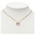 Hermès Hermes Pop H Anhänger Halskette Pink Golden - Ansicht 9
