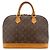 Louis Vuitton Alma Monogram Canvas PM Marron