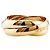 Anello Cartier Trinity 18K Oro Giallo Rosa e Bianco Argento D'oro - vista 4