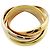 Anello Cartier Trinity in oro bianco rosa e giallo Argento D'oro - vista 4