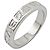 Bulgari Bvlgari Ehering aus 18K Weißgold mit Diamanten Silber