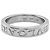 Bulgari Bvlgari Ehering aus 18K Weißgold mit Diamanten Silber - Ansicht 6