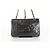 Chanel Vintage Classic Double Flap Quilted Lambskin Medium Noir - vue 3