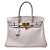 Hermès Hermes Birkin Glycine Swift con Gold Hardware 30