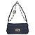 Clutch Miu Miu Crystal Matelassé in pelle XL Blu navy