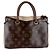 Borsa Louis Vuitton Monogram Pallas BB Marrone Beige Monogramma - vista 3