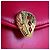 Bulgari Borsa a tracolla Bvlgari Serpenti Forever in pelle rossa Rosso - vista 9