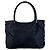 Tote Prada Shopper-Tasche aus schwarzem Nylon und Kunststoff - Ansicht 3
