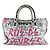 Borsa Balenciaga Classic City Graffiti Nero Rosa Bianco - vista 3