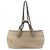 Bolsa Chanel em ráfia e couro Light Beige Bege - vista 3