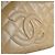 Borsa a tracolla Chanel in vitello martellato beige - vista 10