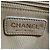 Borsa a tracolla Chanel in vitello martellato beige - vista 12