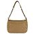 Borsa a tracolla Chanel in vitello martellato beige - vista 3
