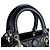 Borsa a mano in pelle nera Christian Dior Nero - vista 9