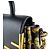 Handtasche/Schultertasche Versace Braun Schwarz Golden - Ansicht 5