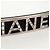 Cintura Chanel Logo in pelle con metallo e cristalli Thin Nero - vista 7